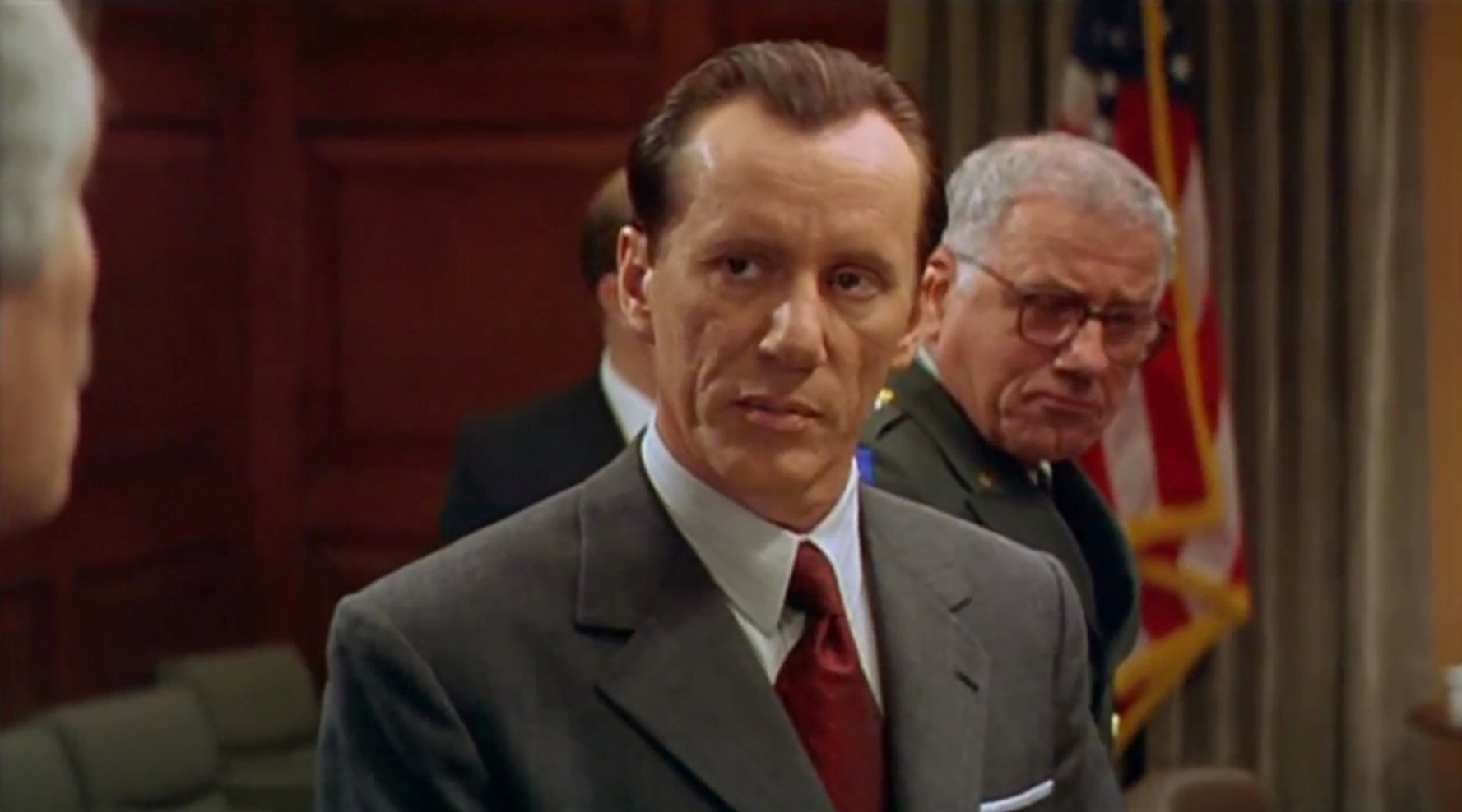 James Woods looking smarmy in Contact