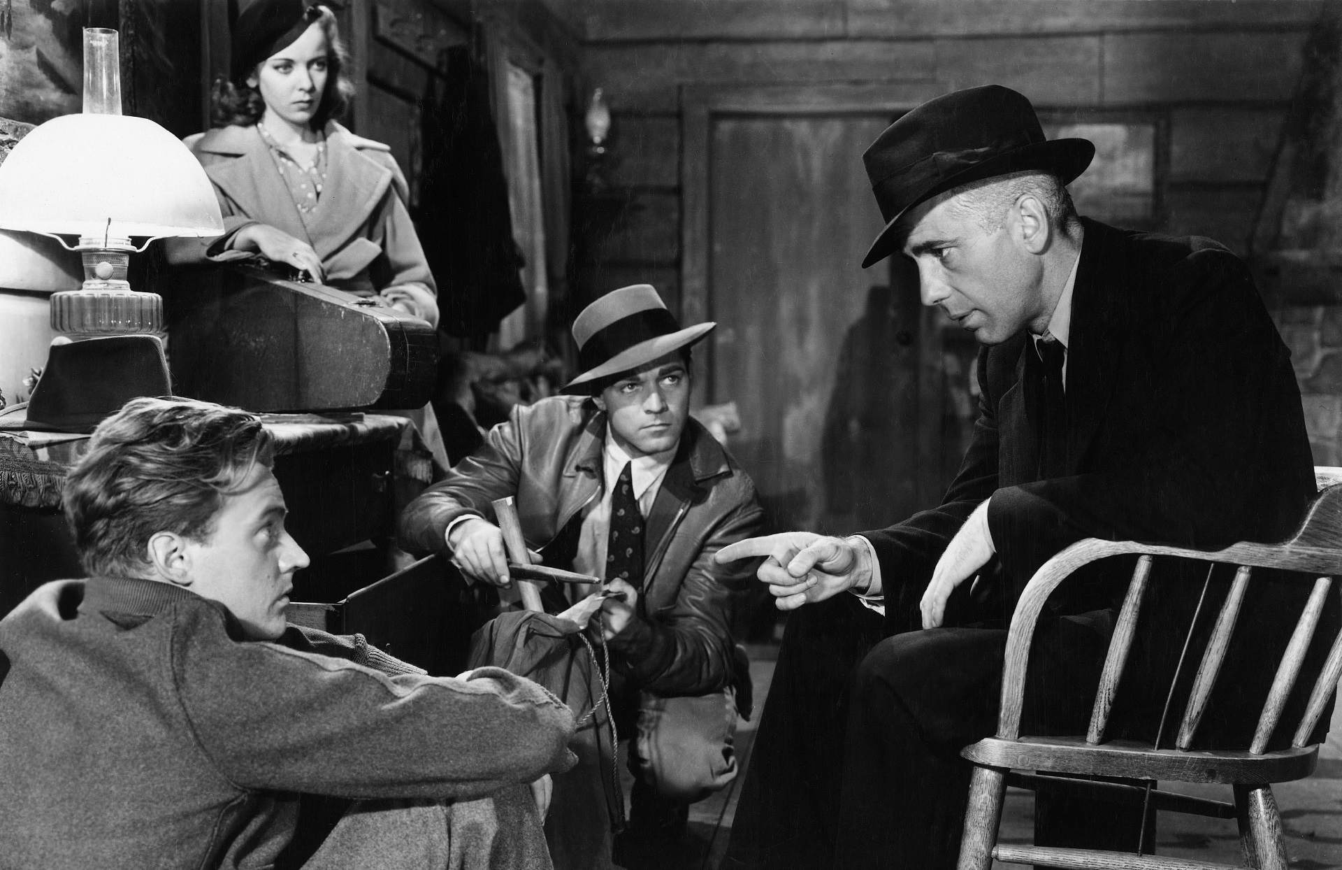 Ida Lupino and Humphrey Bogart in Raoul Walsh's High Sierra